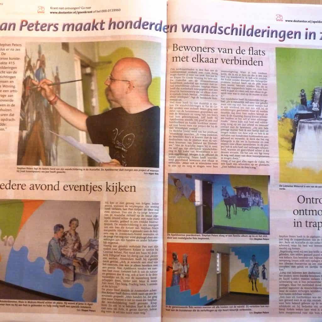 Penpaints Artikel Stentor Flatmuurschilderprojecten Apd2013
